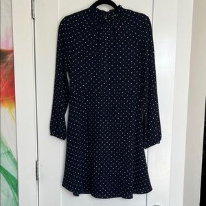 H&M Black Dress with White Dots